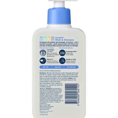 CeraVe Baby Wash & Shampoo | Buy Online from Billan Beauty - UK