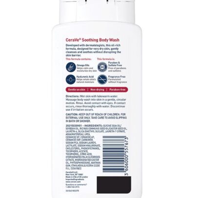 CeraVe Soothing Body Wash | Buy Online from Billan Beauty - UK